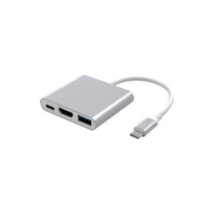 USB 3.1 Type C to HDMI, USB 3.0, and Type C 3.1 OTG Adapter