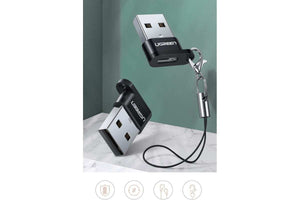UGREEN US280 USB-C female and USB-A 2.0 Male Connector Adapte Data Transfer Black 50568