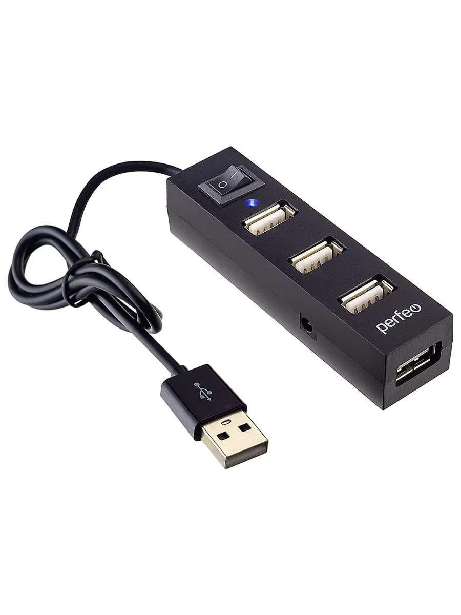 USB 3.0 4 PORT HUB (BLACK)
