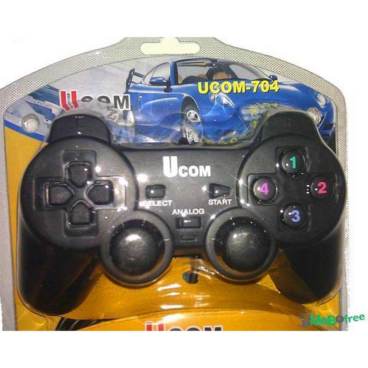 Ucom JoyStick Gamepad Kit For PC Wired USB 2.0 Black Gamepad Joystick Joypad Game Controller For PC Laptop Computer For Win7/8/10 XP