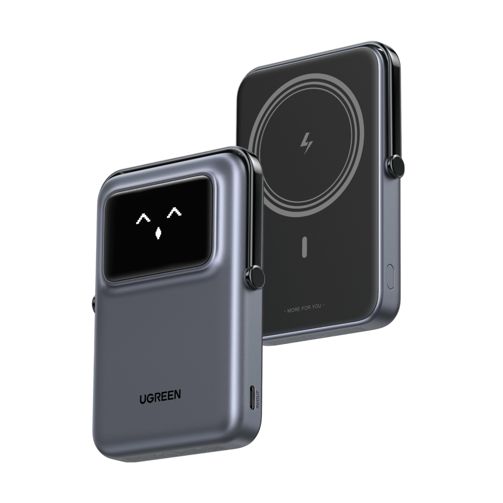 UGREEN 10000mAh 20W Single USB-C + Magnetic Wireless Charging Power Bank With black colour 65673