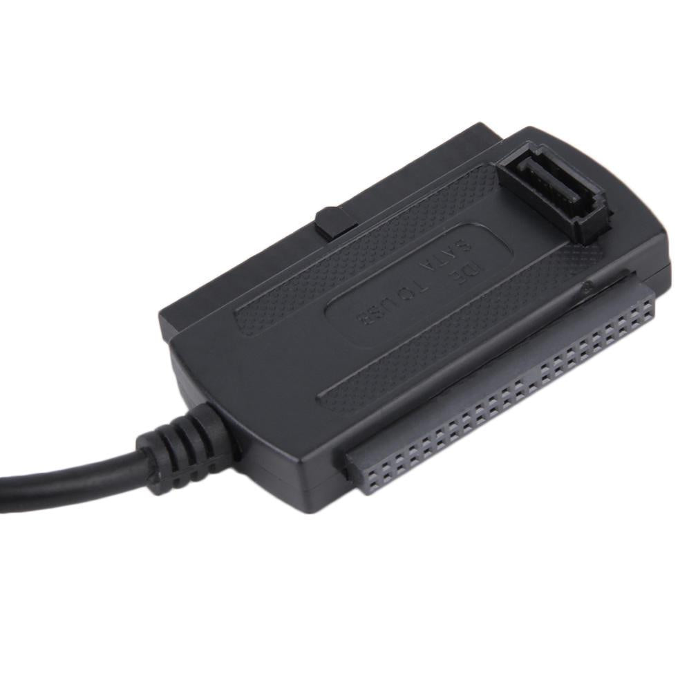 USB 2.0 to SATA/PATA/IDE Adapter Converter Cable for 2.5”/3.5” Hard Drive