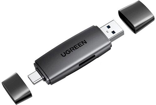 UGREEN CM304 2 in 1 Multifunction Card Reader Black 40296