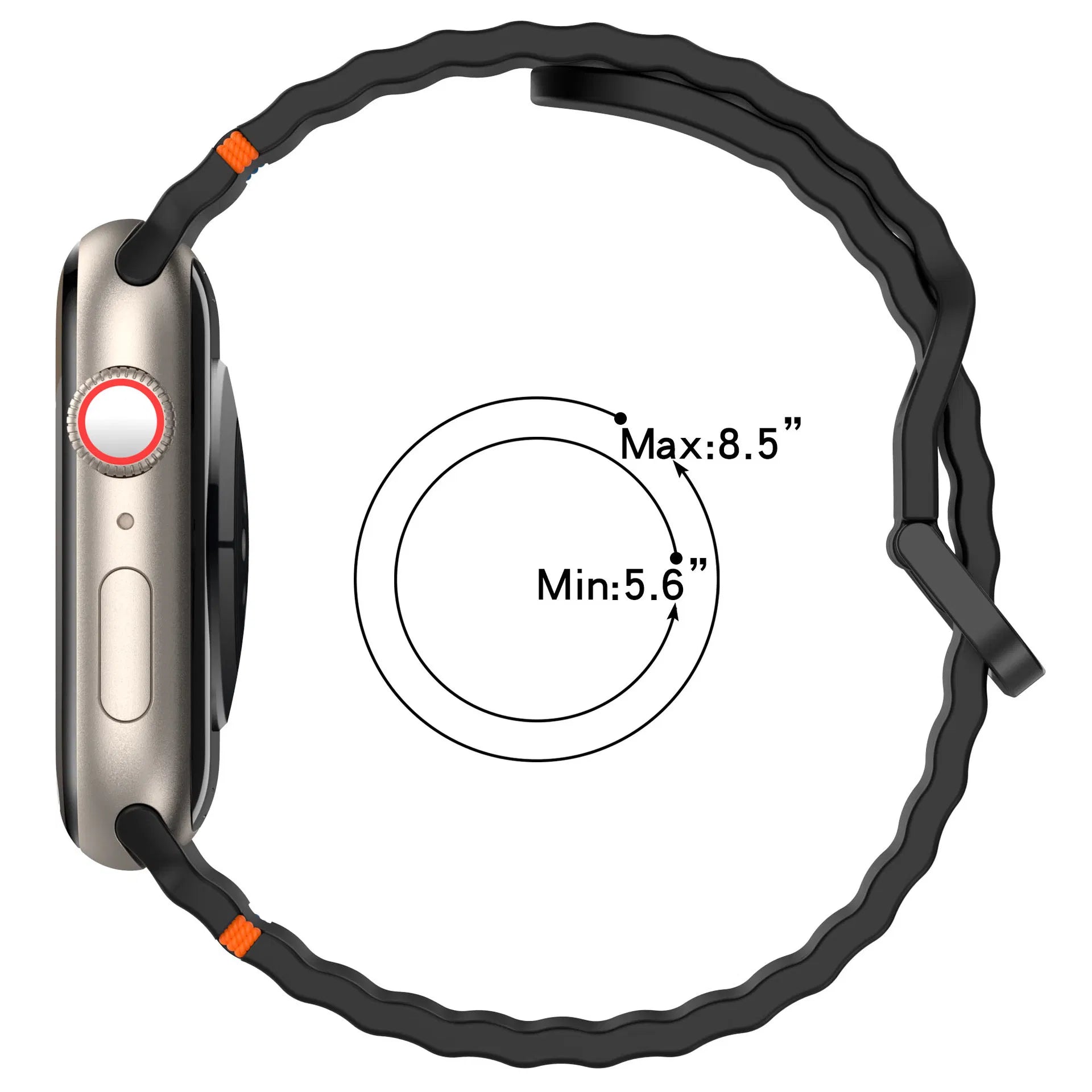 Series 9 Silicone Wicker Loop Smart Watch Strap