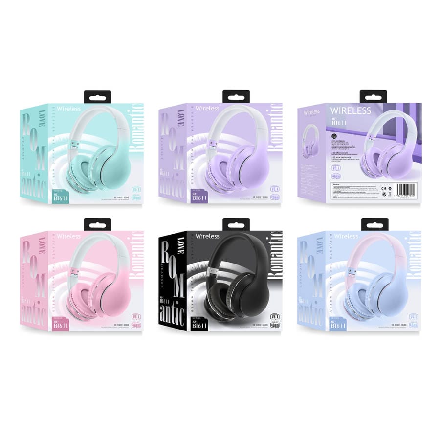 HZ-BT611 Wireless Sport Game Headphone Earphones Gaming Headsets Accesorios Mobile Phones with Mic