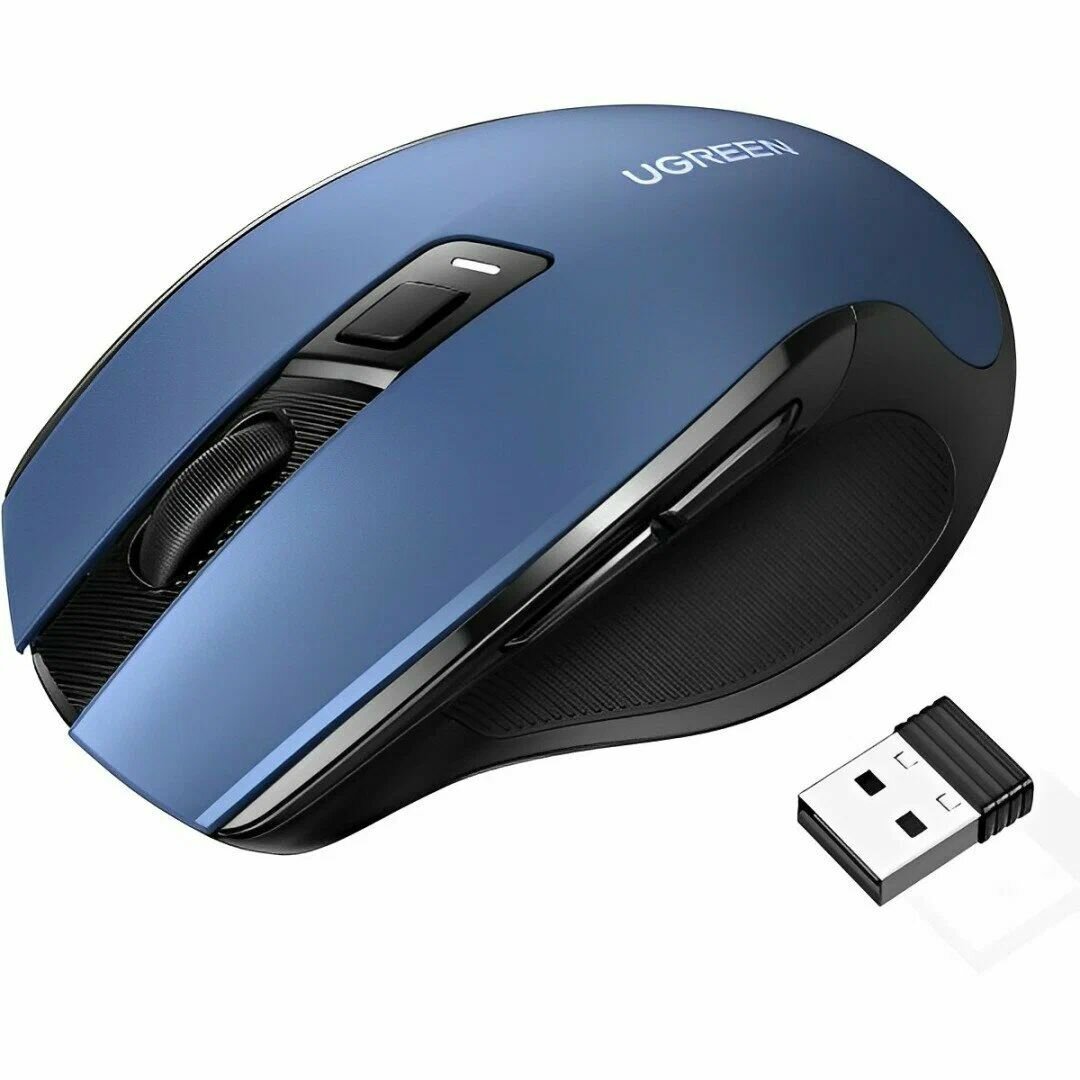 UGREEN MU006 optical wireless mouse USB 2.4GHz 4000 DPI black 45389
