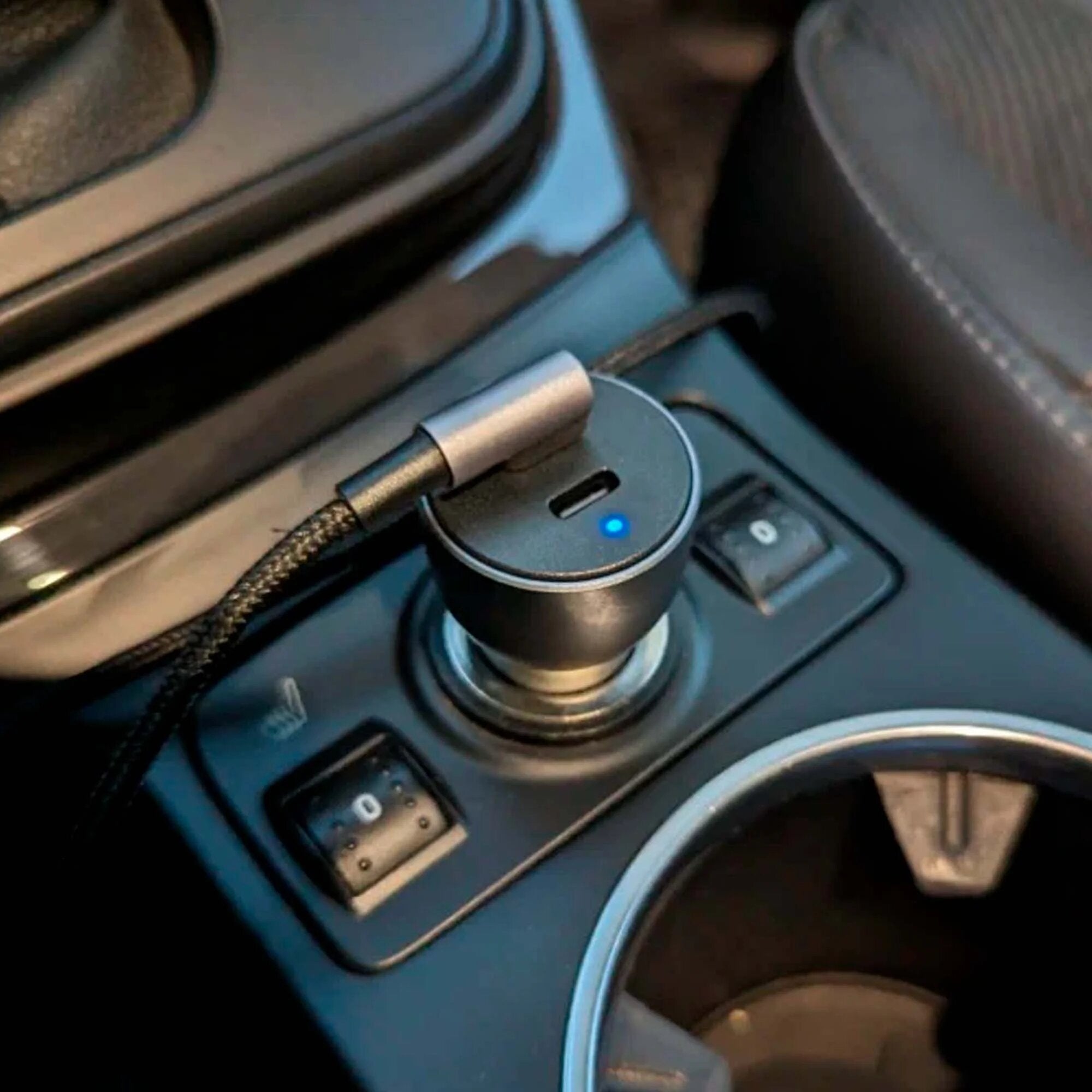 Ugreen Fast Car Charger with USB-A and USB-C Port CD213