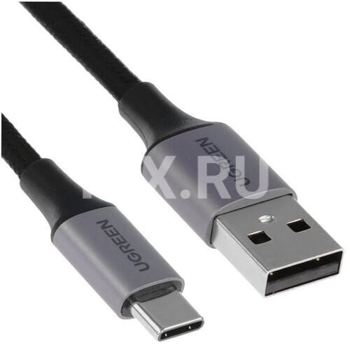 UGREEN US288 USB 2.0 TO USB-C Cable 0.5m Black 60125