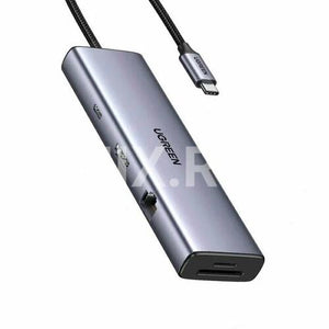 UGREEN CM498 10-in-1 Adapter USB Hub to 3x USB-A 3.0, HDMI, VGA, RJ45, SD/TF, PD Converter 15601