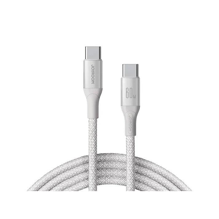 JOYROOM S-A28 2M 60W Type-C to Type-C Flash Series Fast Charging Data Cable White