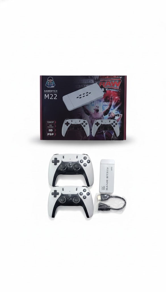M22 Game Stick 4K Retro Video Game Consoles Wireless Controller